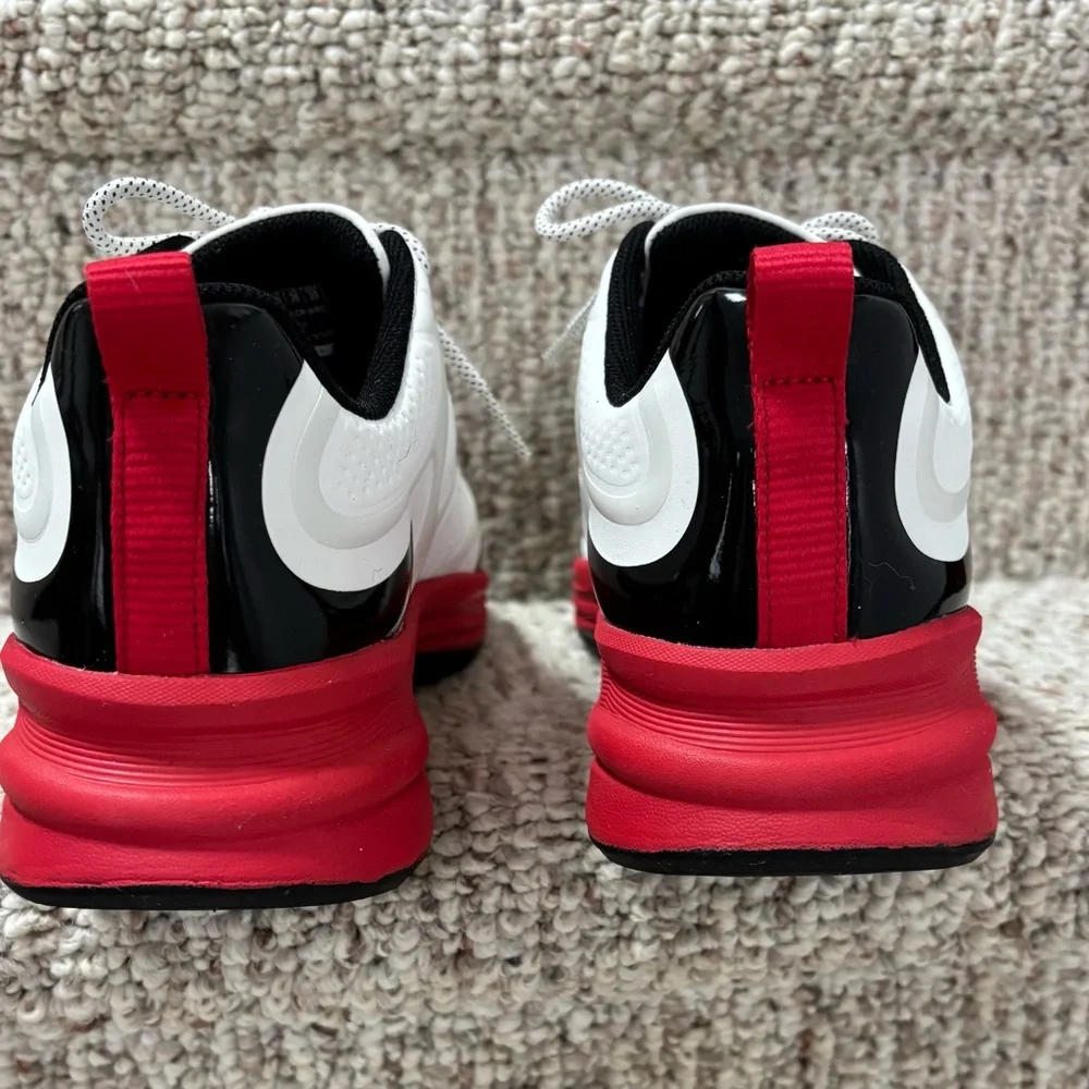 Ashley Park Street Glam Skechers White and Red / Black accents Athletic Shoes - Picture 6 of 7